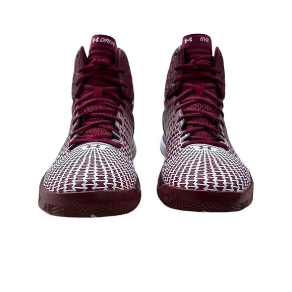 Under Armour Clutchfit Drive 3 Red Burgundy Basketball Athletic Shoes Size 8 - Picture 9 of 12